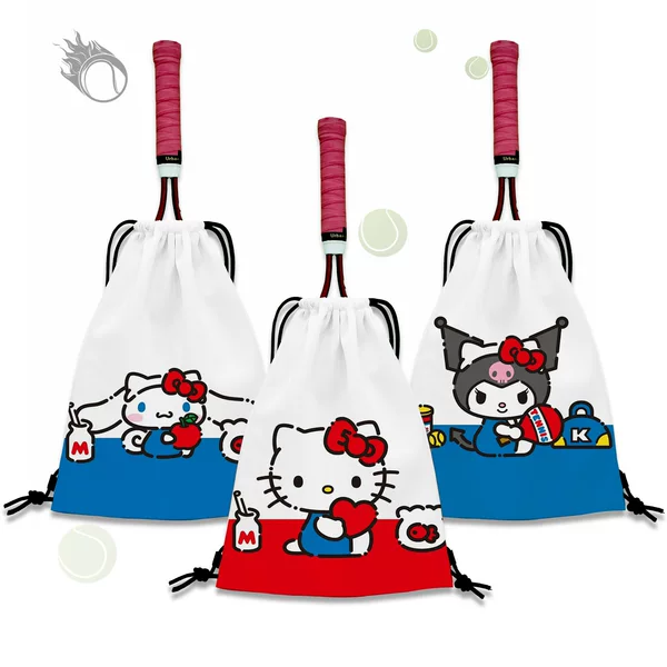 New Tennis Bag for Women, Cartoon Style Large Capacity Portable Tennis Racket Backpack, Tennis Racket Storage Bag