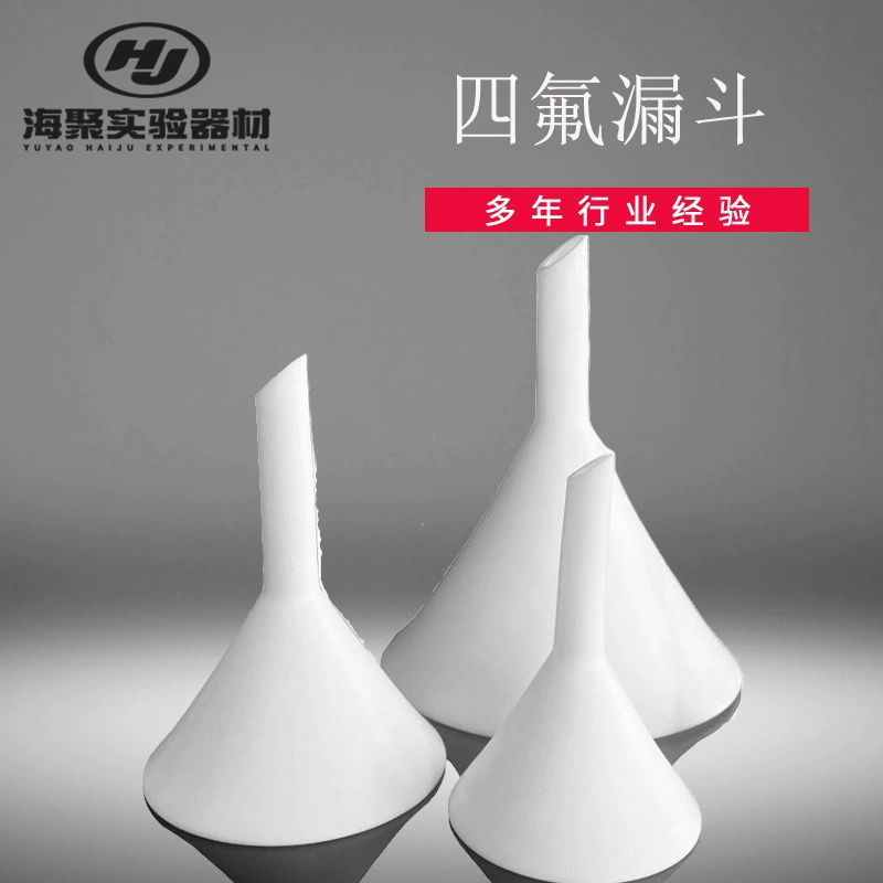 Тефлоновая коническая Воронка PTFE Разделение жидкости PTFE Тефлоновая Воронка Тефлоновая треугольная воронка
