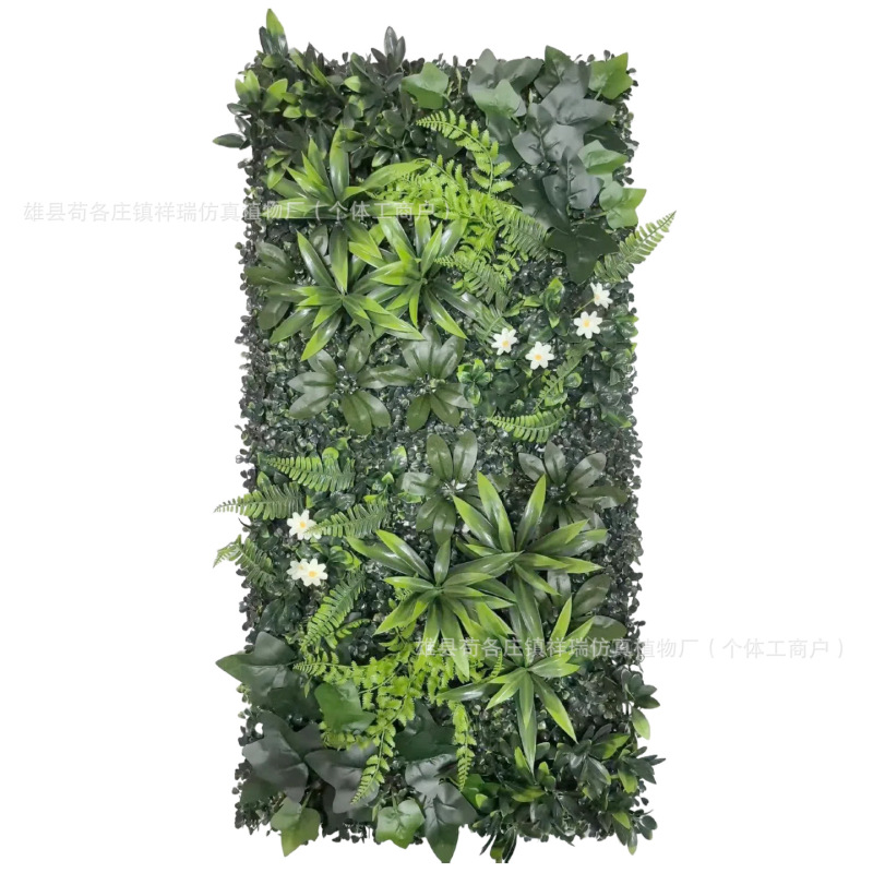 跨境50×100厘米人造仿真植物墙室外墙面装饰婚庆展览门头阳台|undefined