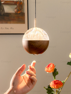 Second-Hand Adjustable Bedside Chandelier Master Bedroom Light Luxury Smart Touch Sensor Retractable Dining Room Chandelier
