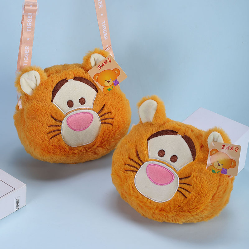 Videojuego ciudad agarrar máquina bolsa de felpa chica corazón niños dibujos animados lindo mochila color dopamina bolso al por mayor