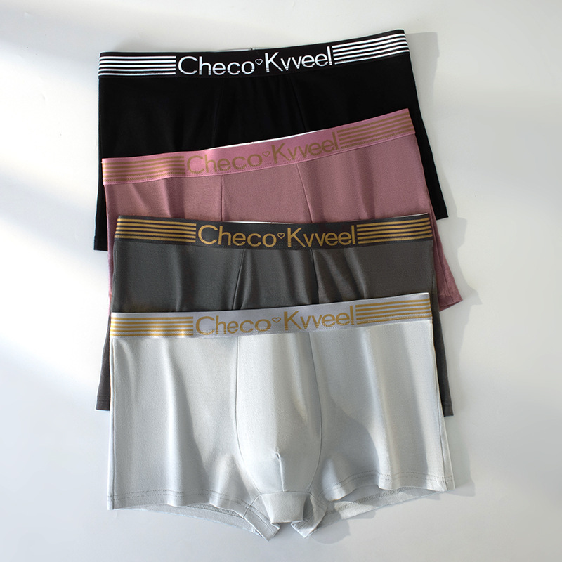 Men's Underwear Pure Cotton Antibacterial Graphene Bottom Skin-Friendly Breathable Boxer Briefs for Teenagers Wholesale