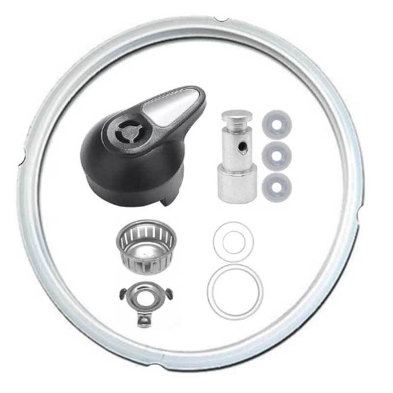 Electric pressure cooker accessories anti-blocking cover exhaust valve small cap float valve sealing ring 10 pieces cross-border pressure limiting valve pressure relief valve