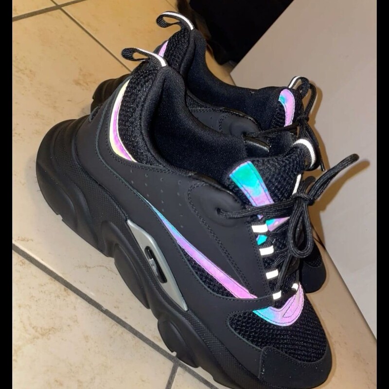 Cross-border foreign trade European station B22 sports casual thick-soled comfortable retro breathable unisex height-increasing dad shoes