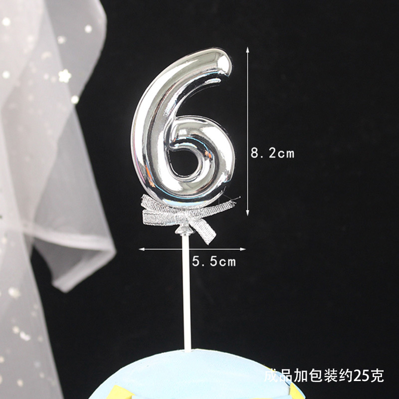 Decoración digital para pasteles 0-9, 3D oro/rosa, inserto para cumpleaños – Mayorista de Yiwu image 71