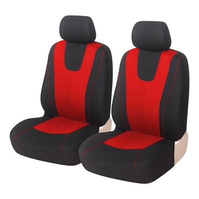 Cross-border Amazon EBAY supply fabric Universal seat cover - two-red-seats-general-dimensions