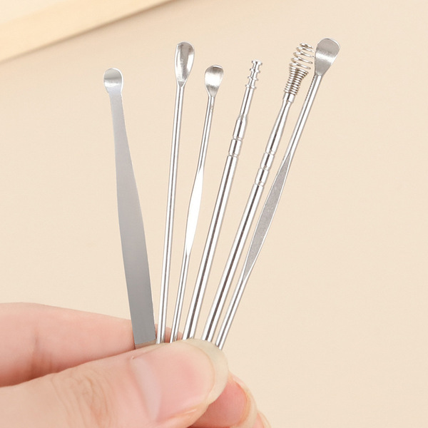 Hygienic ear picking stainless steel for home use