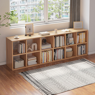 Children's Bookshelf Storage Rack Floor-Standing Low Cabinet Student Storage Cabinet Living Room Combination Grids Cabinet Cabinet Storage Cabinet Bookcase