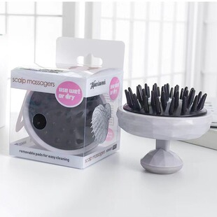 Factory Direct Supply Massage Shampoo Brush Artifact Cleaning Scalp Bath Comb Hairdressing Tool Soft Silicone Bath Brush