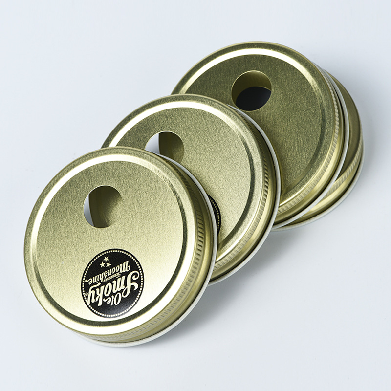 Fuente de la fábrica 70 metal hojalata flanger CUBIERTA Cubierta de curling cubierta roscada, cubierta de masón, tapa de botella de hierro tapa de perforación