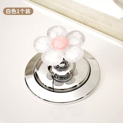 Cute Flower Toilet Press Long Nail Manicure Special Creative Bathroom Water Tank Flush Switch Button