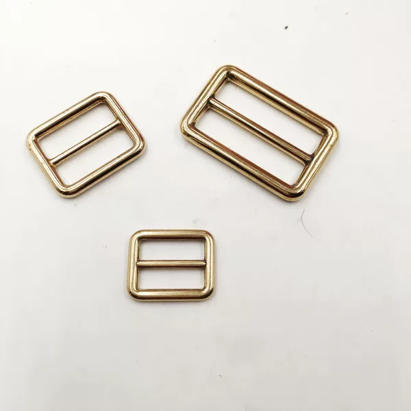 Solid Brass Seamless Square Ring Buckle Strap Metal Square Ring DIY Leather Goods Bag Hardware Accessories