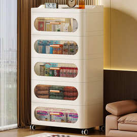 抽屉式加厚多层收纳柜卧室简约床头柜宝宝用品零食玩具整理五斗柜