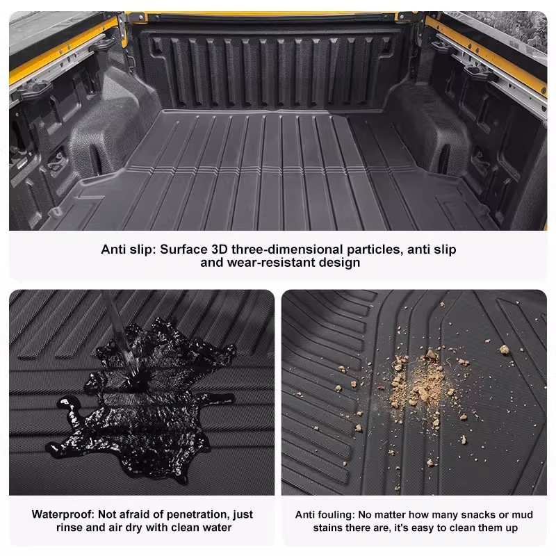 Suitable for 12-24 Year Corolla Axio Overseas Cars, Tpe Waterproof and Wear-Resistant Trunk Mat
