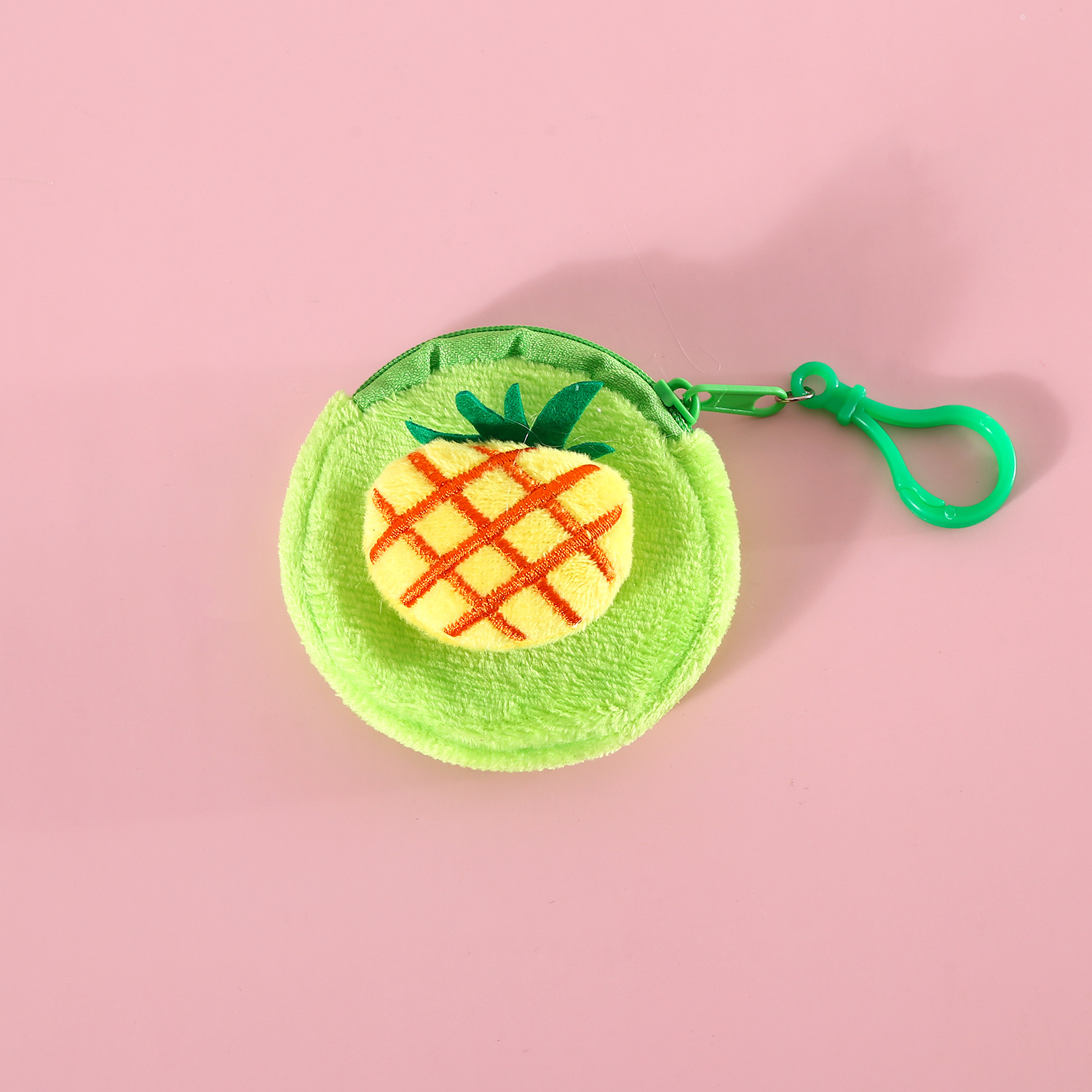 Mascota de peluche de dibujos animados bolsa de mierda perro portátil merienda bolsa de almacenamiento pequeña mochila fruta sombrero de paja bolsa de sandía image 8