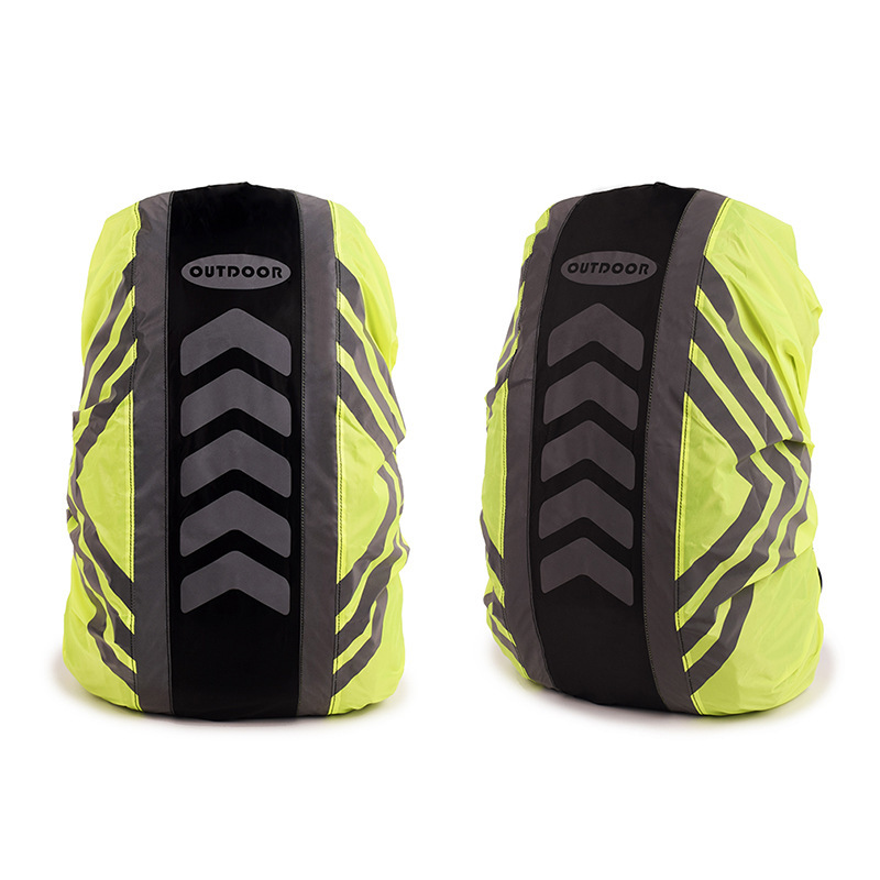 厂家直销背包罩2023新款背包防雨罩户外包防水套双肩包反光防雨