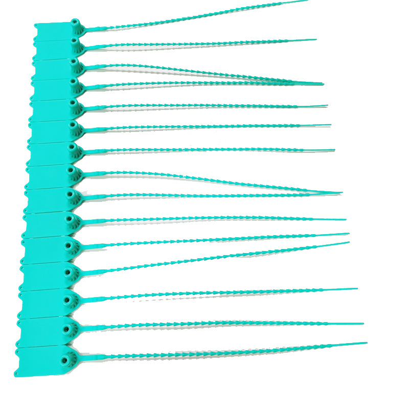 厂家供应一次性塑料封条球鞋衣服防伪吊牌标签扎带热销防调包