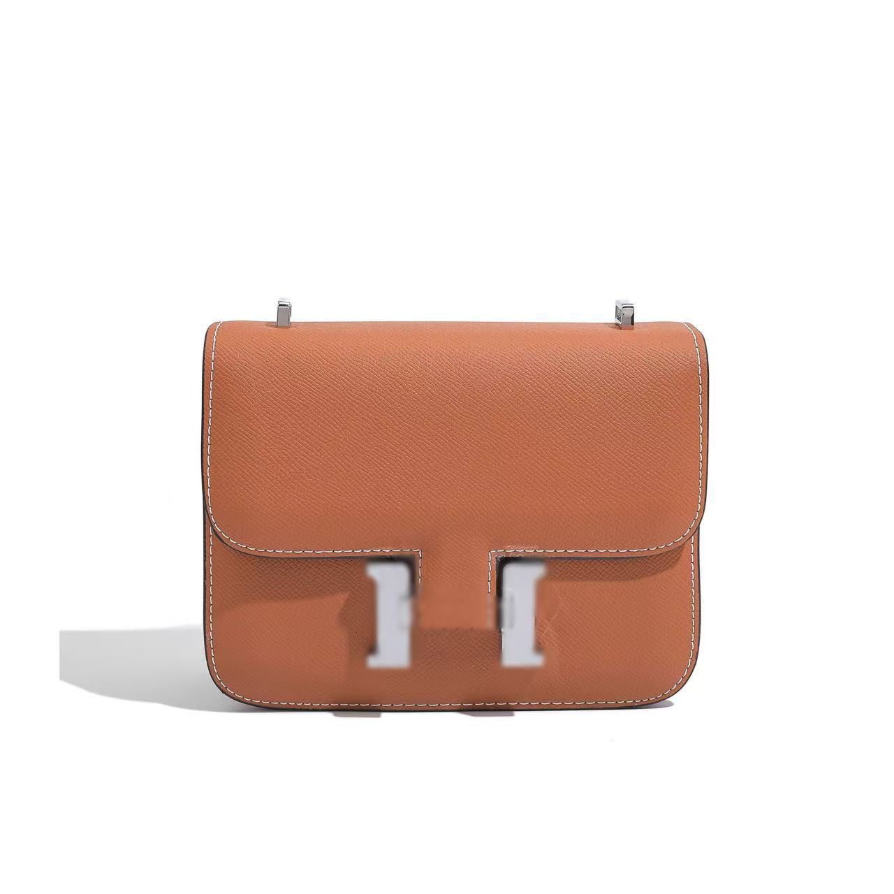 包包女2025新款H扣康康包单肩斜挎小方包时尚高级百搭空姐包