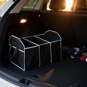 Avtomobilin daxili aksesuarları, baqaj üçün toxunmamış parça saxlama qutusu