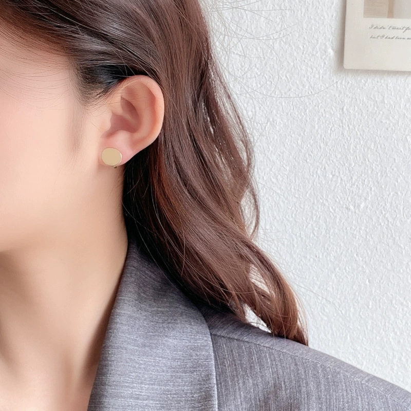 Золото Серебро Маленькие Золотые Фасоли Регулируемые Эластичные Серьги Зажим Для Подушки Москитная Благовония Пластина Зажим Для Ушей Готовые Изделия Полуфабрикаты Серьги Аксессуары