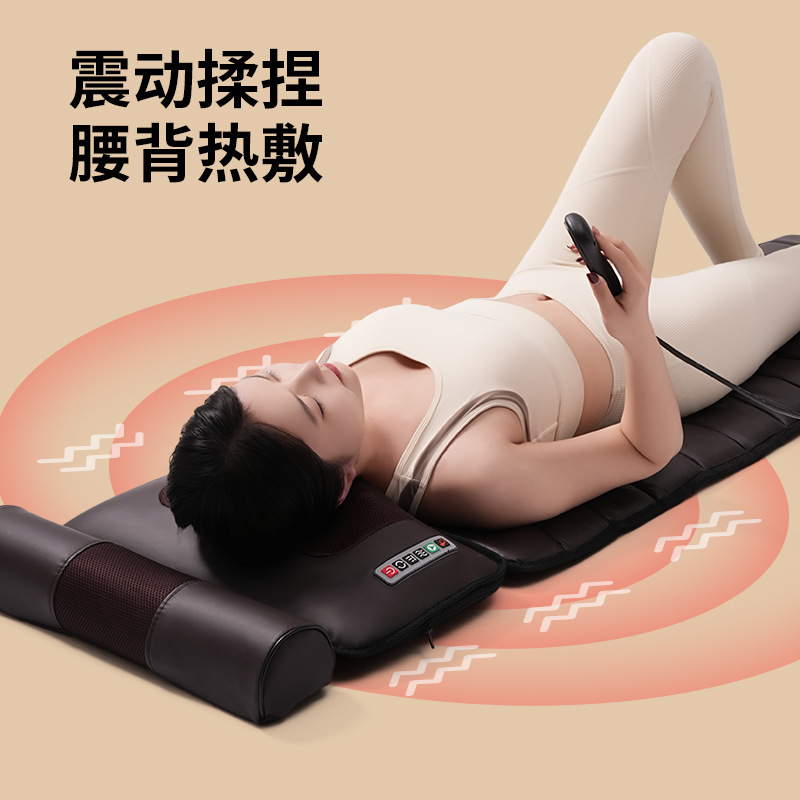 Columna cervical lumbar inteligente almohadilla de asiento almohadilla de masaje almohadilla de masaje eléctrica multifuncional para el hogar