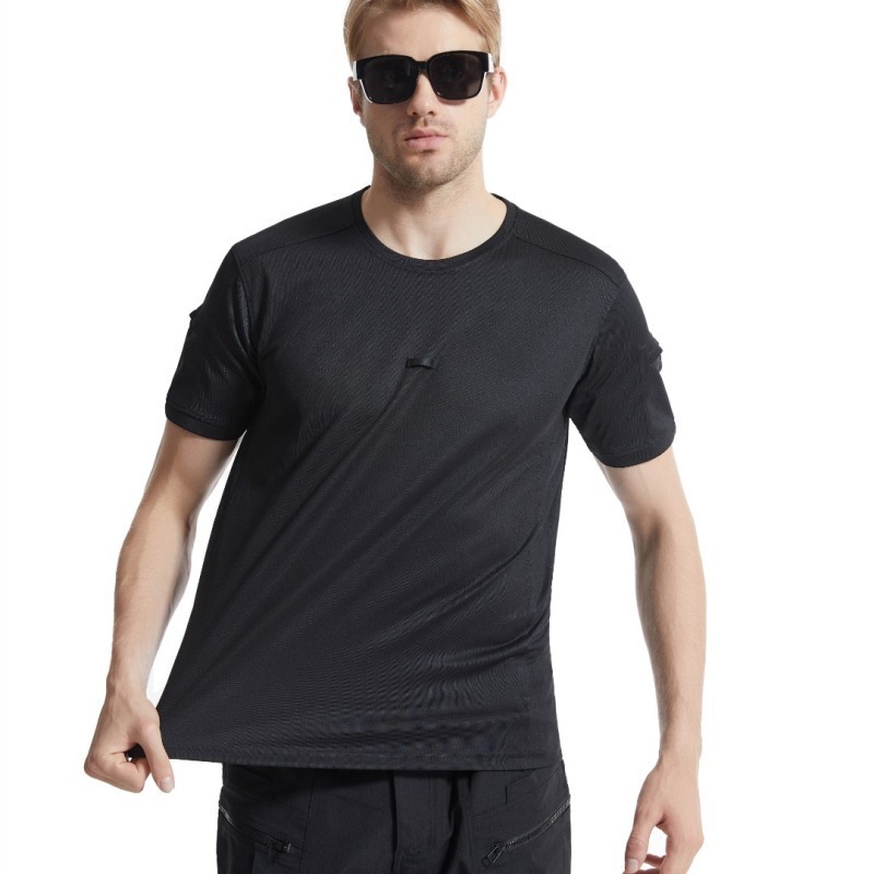 寒風速乾cool max科技生地春夏tシャツアウトドアスポーツ丸首半袖速乾衣男|undefined
