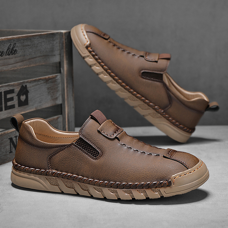 Chaussures décontractées homme cuir italien qualité premium_voghion.com