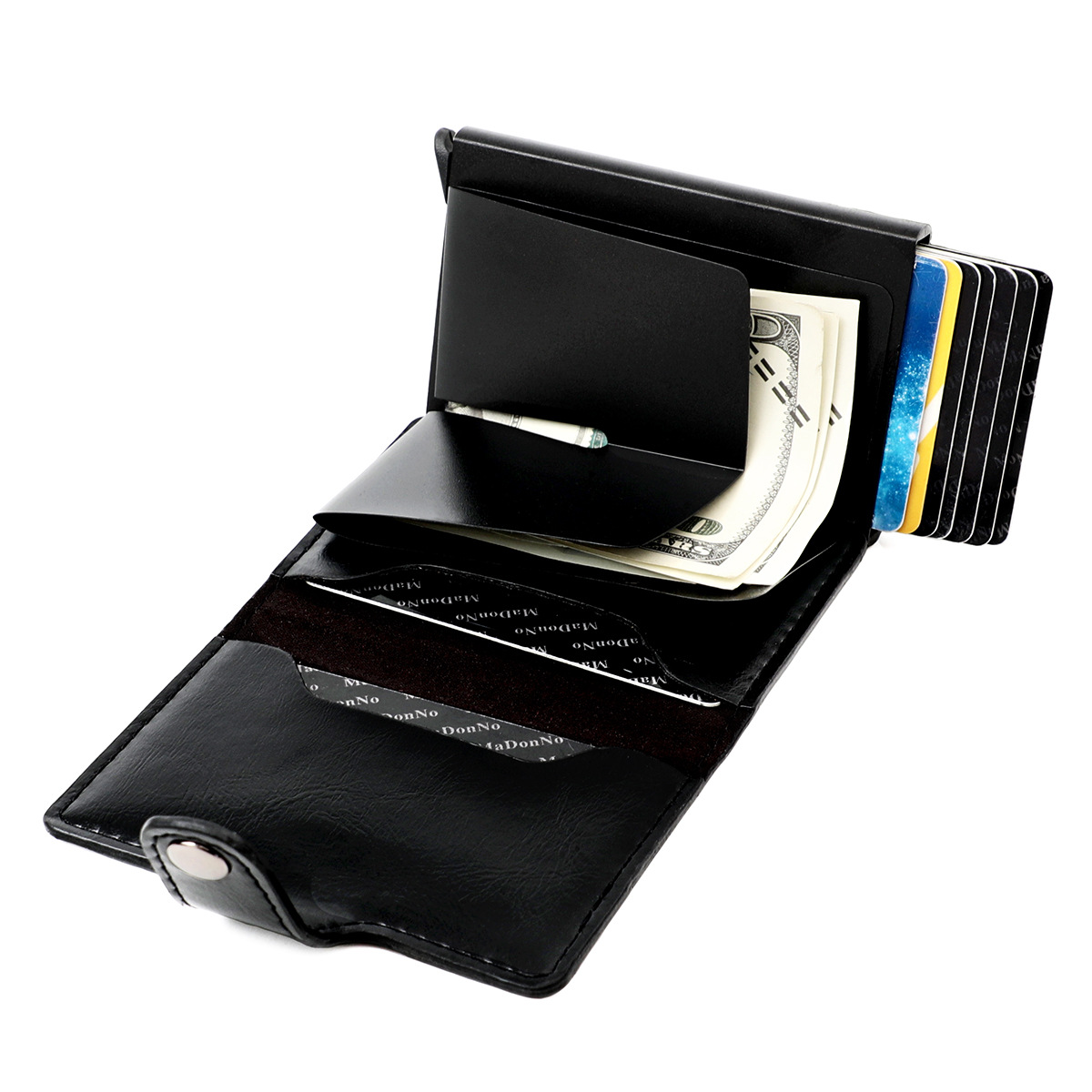 Wholesale Rfid Shielding Anti-theft Brush Ultra-thin Credit Card Aluminum Alloy Card Bag display picture 41