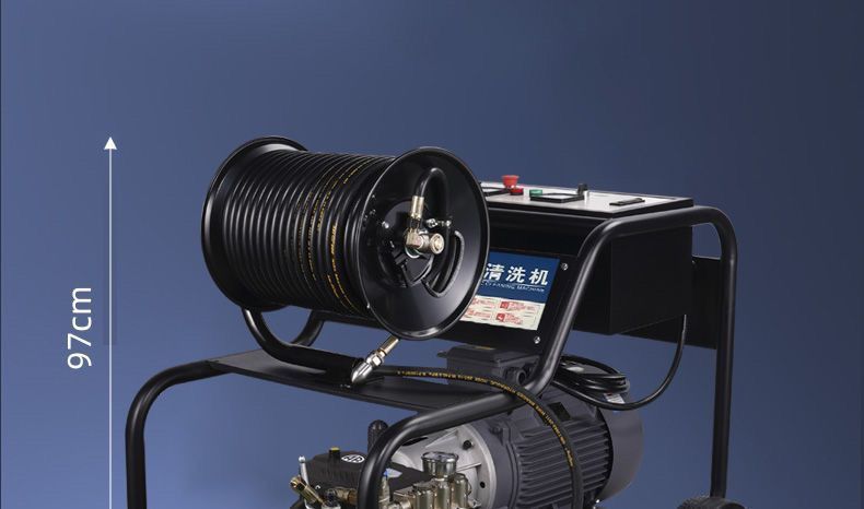 Diesel gasoline dredging machine cleaning machine high pressure car washing machine new high pressure cleaning pipeline dredging machine sewage complete set