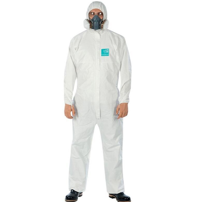 安思尔防护服连体全身化学实验喷漆防尘防化服微护佳MG2000