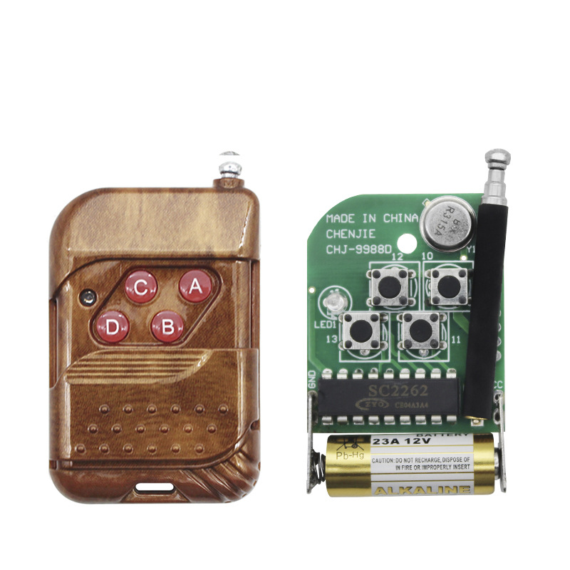 辰杰厂家无线遥控器 433M射频遥控器 电动门卷帘门道闸遥控器手柄