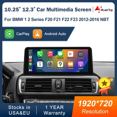 10.25''CarPlay Car Multimedia Display Screen for Bmw 1/2 Series NBT System