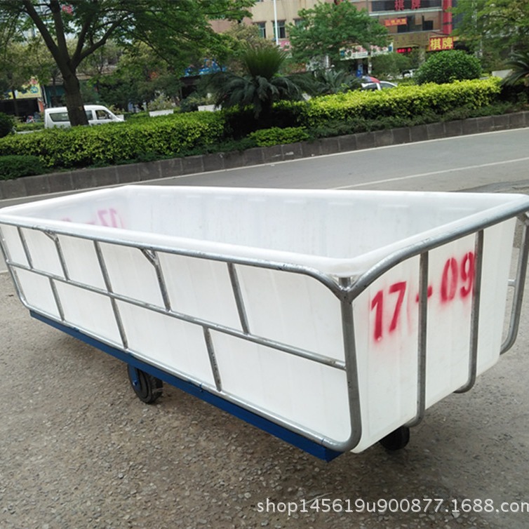 镀锌水管焊制耐老化耐用推布车 /大号聚乙烯pe水箱染布车