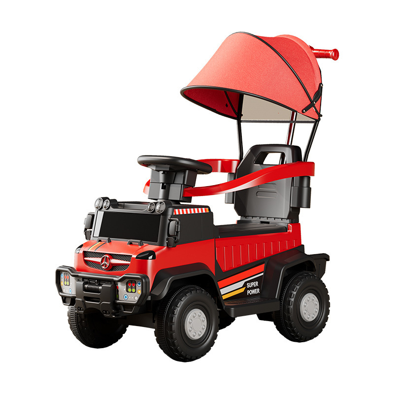 coche eléctrico de cuatro ruedas de control remoto para niños, coche de playa para niños y niñas, coche de juguete para niños