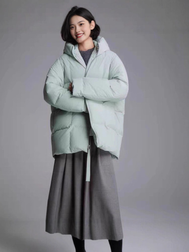 Women's Korean and Japanese Style Down Jacket, Short Version, Winter Women's High-End Feather Outerwear