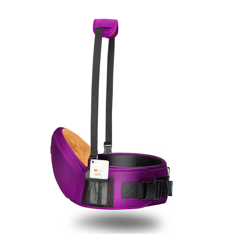 어깨끈 10개가 달린 싱글 웨이스트 스툴 [보라색]