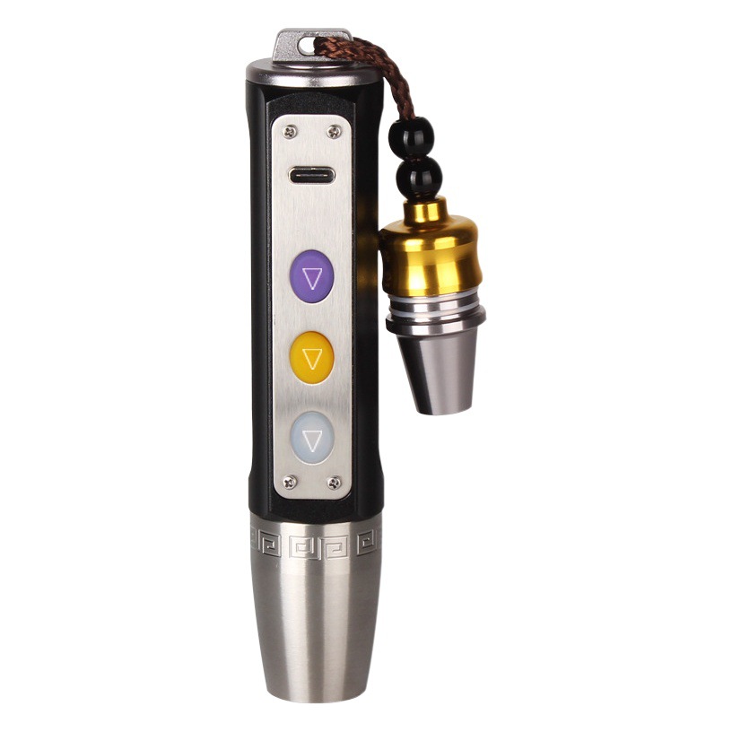 Linterna de tres fuentes de luz para jade, carga directa por USB, utilizada para probar e identificar cristales, piedras en bruto, cera de abejas y artefactos culturales, especializada para la identificación.