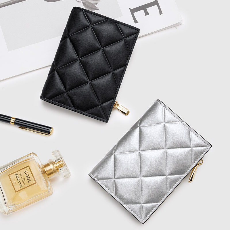 King Paul Women's Wallet New Arrival Diamond Multi-Card Wallet Women's Simple Multicolor All-Match Short Coin Purse