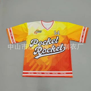 外贸定制速干透气橄榄球服篮球服足球服训练运动服广告衫数码印