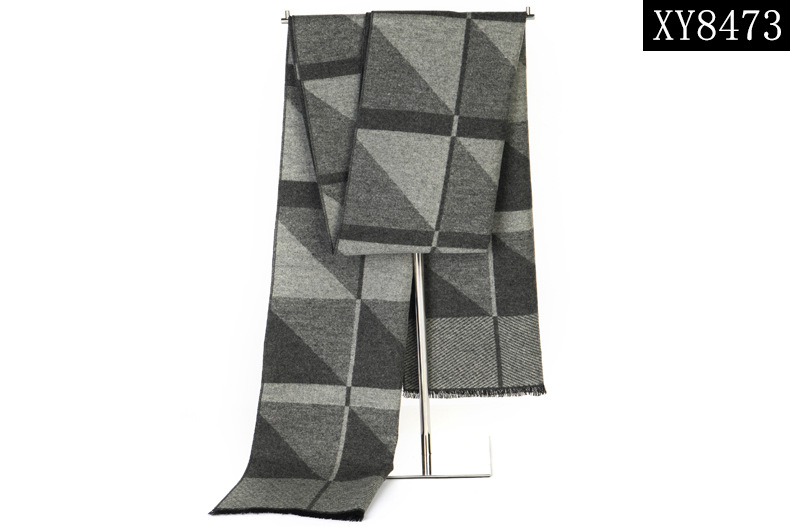 Winter neue männer schal schal warme lange ich mitation kaschmir plaid einfache männer_voghion.com