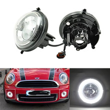 适用于迷你CoupeR55-R61 LED光环天使眼式日间行车雾灯