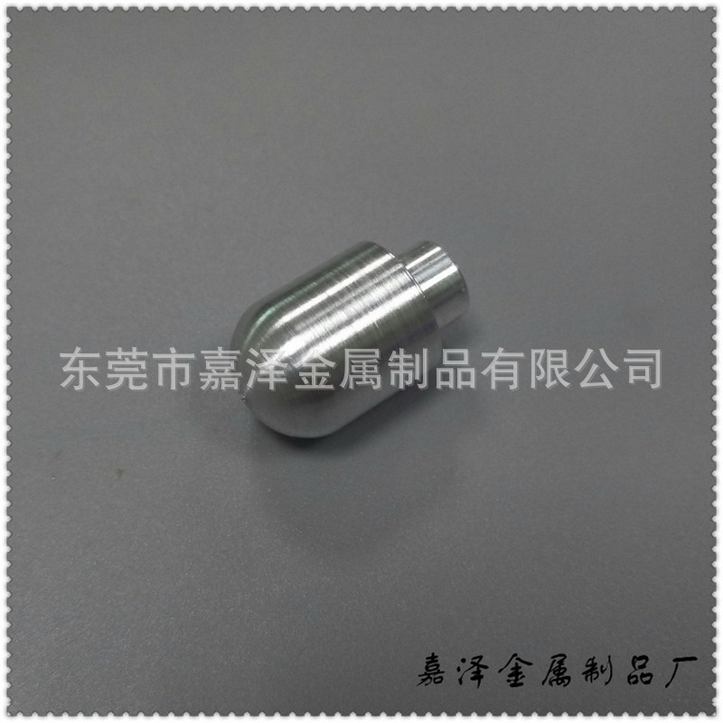 数控车床加工不锈钢设备轴件 车铣不锈钢连接杆 滚花防滑手柄