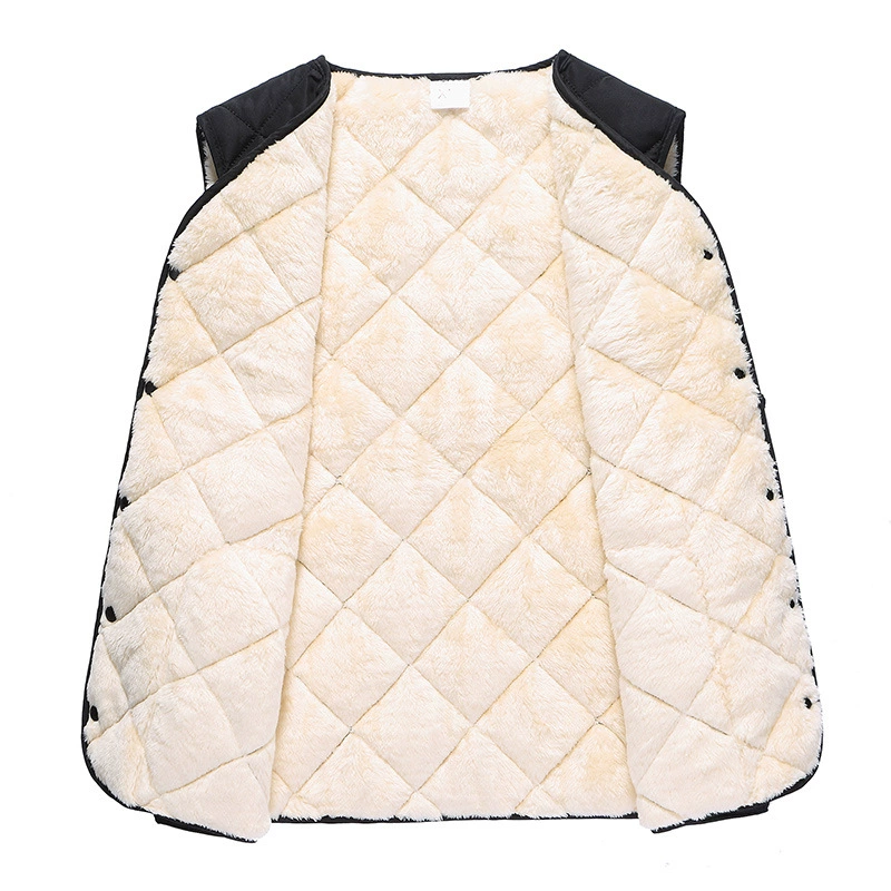 Warm vest, 2022 collection, for middle age, plus size, wholesale