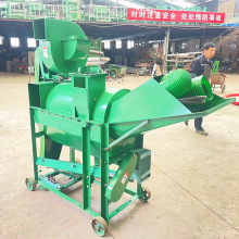 平阴打谷机农用电动小米脱皮机烟台谷子脱粒机震动晒分选脱粒干净