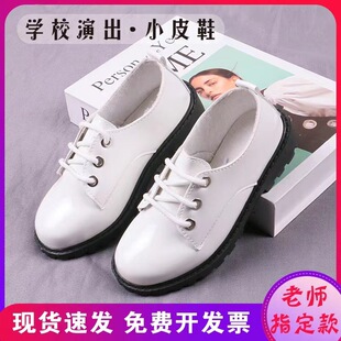 ��ͯ��ϳ��ݳ�ЬС������ƤЬ��С�W��Ӣ���L��Ůͯ�ڰ�ɫ�Y��Ь