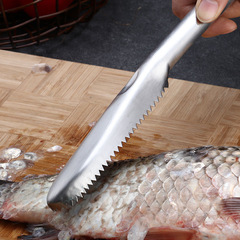 Stainless steel fish scale scraper household kitchen fish scaling tool fish scale brush fish scaler with logo printing capability