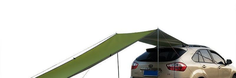 Rainproof and sunproof car side tent, outdoor camping tent for cars, SUV side tent, camping canopy