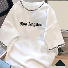 国境を越えた対外貿易速売通アマゾン男性熱売金半袖tシャツアルファベット3dデジタルプリントレジャー定-制