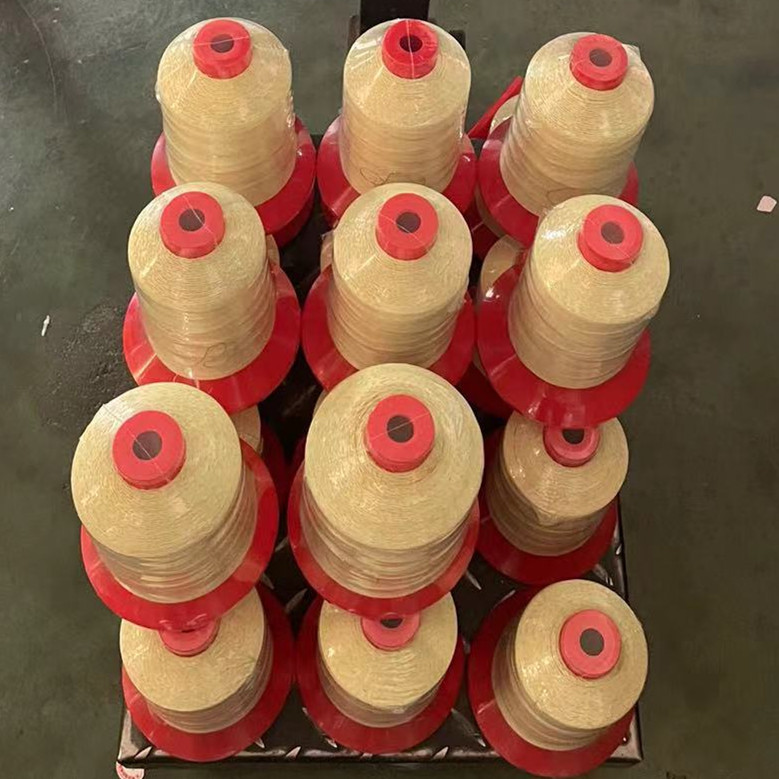 芳纶短纤缝纫线 耐高温消防服缝纫线1414/1313缝纫线阻燃服缝纫线