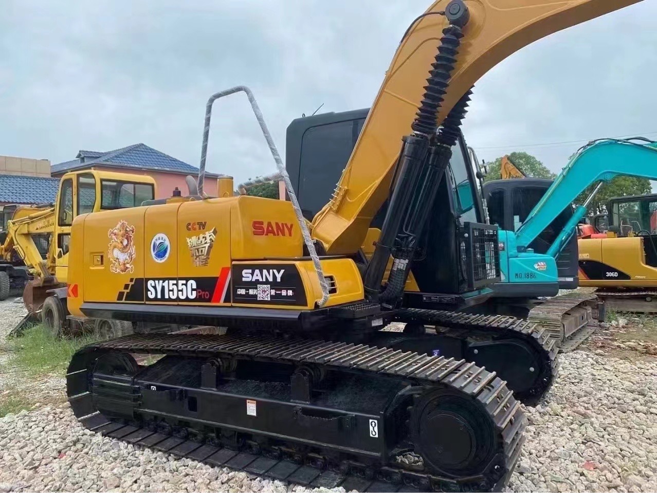 Excavadora Sany de segunda mano en 2022, original 155 135 excavadora original sin mover el vehículo de inventario